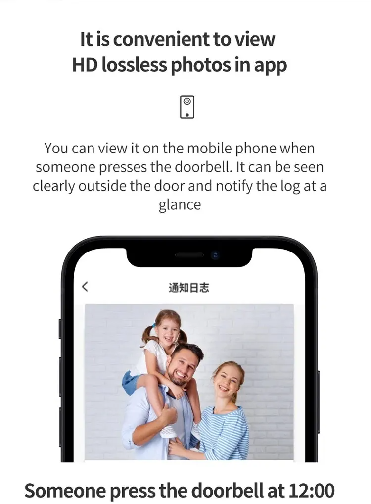 Smart Doorbell with Camera & 2-Way Audio