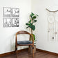 Sabr, Shukr, Dua, Tawakkul Set of four Islamic Wall Art
